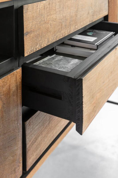 Metropole Dressoir Large - Gerecycled Teakhout