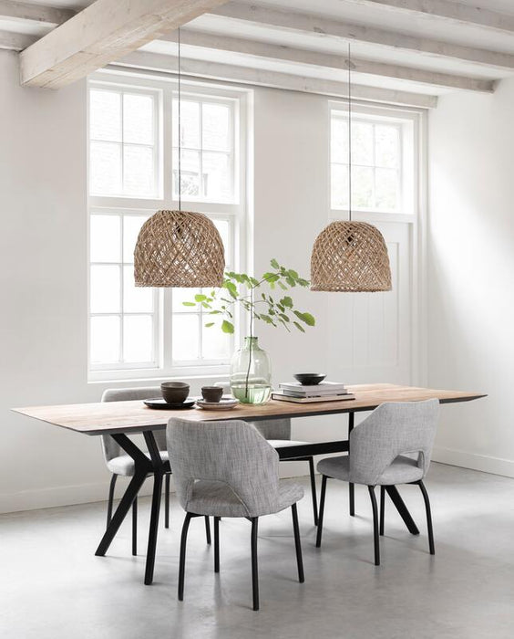 Metropole Eettafel Rechthoekig - Gerecycled Teakhout