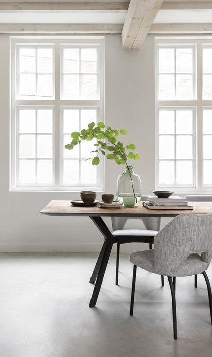 Metropole Eettafel Rechthoekig - Gerecycled Teakhout