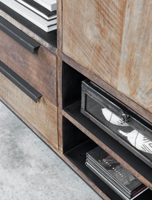 Odeon No.3 Dressoir - Gerecycled Teakhout