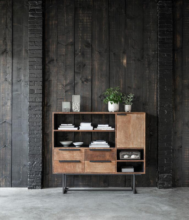 Odeon No.3 Dressoir - Gerecycled Teakhout