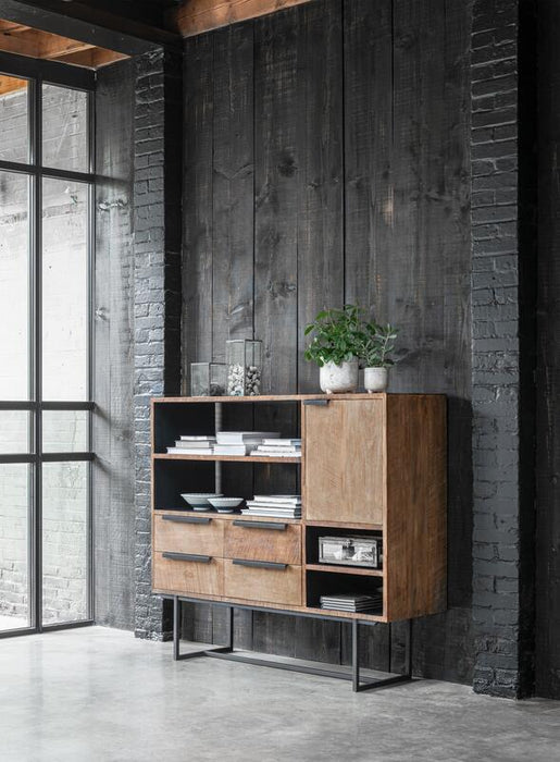 Odeon No.3 Dressoir - Gerecycled Teakhout