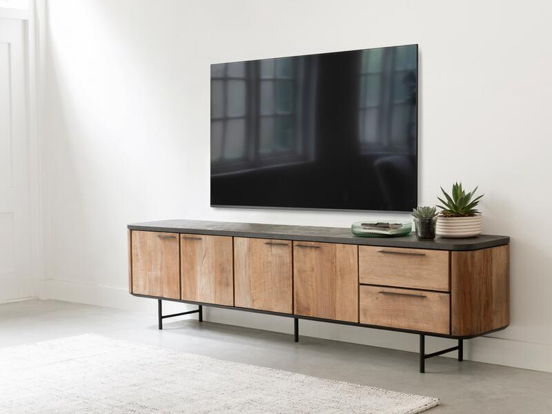 TV stand Soho large, 4 doors, 2 drawers