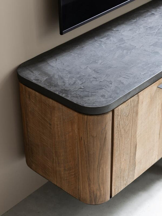 Hanging TV stand Soho small, 2 doors, 2 drawers