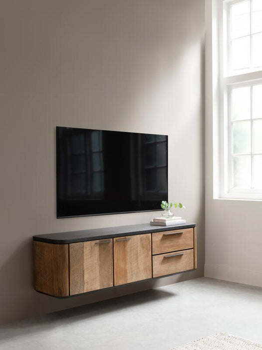 Hanging TV stand Soho small, 2 doors, 2 drawers