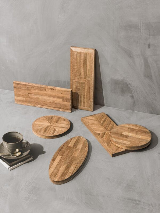 Einstein Eettafel Rechthoekig - Gerecycled Teakhout