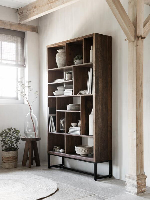 Bookrack Timber - Boekenkast met 13 open vakken