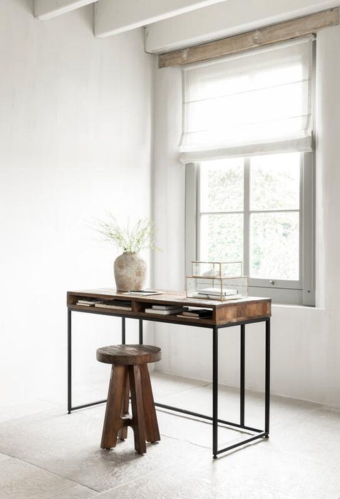 Timber Ronde Kruk - Gemengd Hout