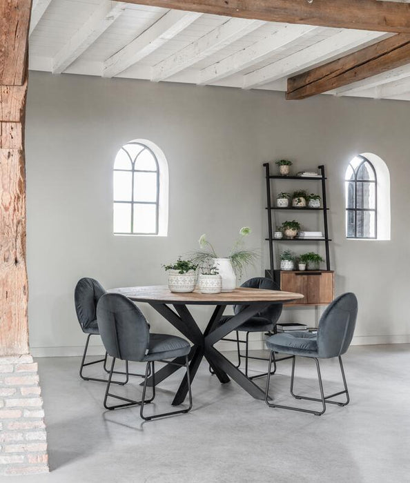 Shape Ronde Eettafel - Gerecycled Teakhout - Ø150cm