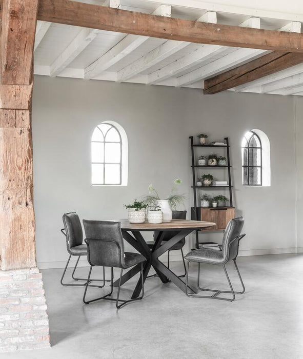 Shape Ronde Eettafel - Gerecycled Teakhout - Ø150cm