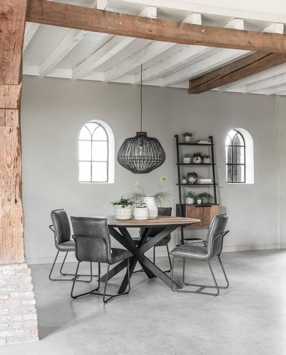 Shape Ronde Eettafel - Gerecycled Teakhout - Ø150cm