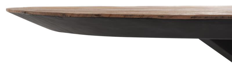 Ovale Eettafel | Gerecycled Teakhout