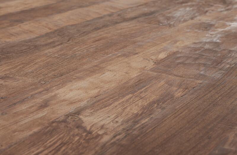 Beam Eettafel - Gerecycled Teakhout