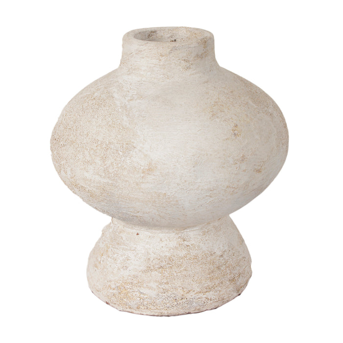 Ceramic Tampuk Vase Natural