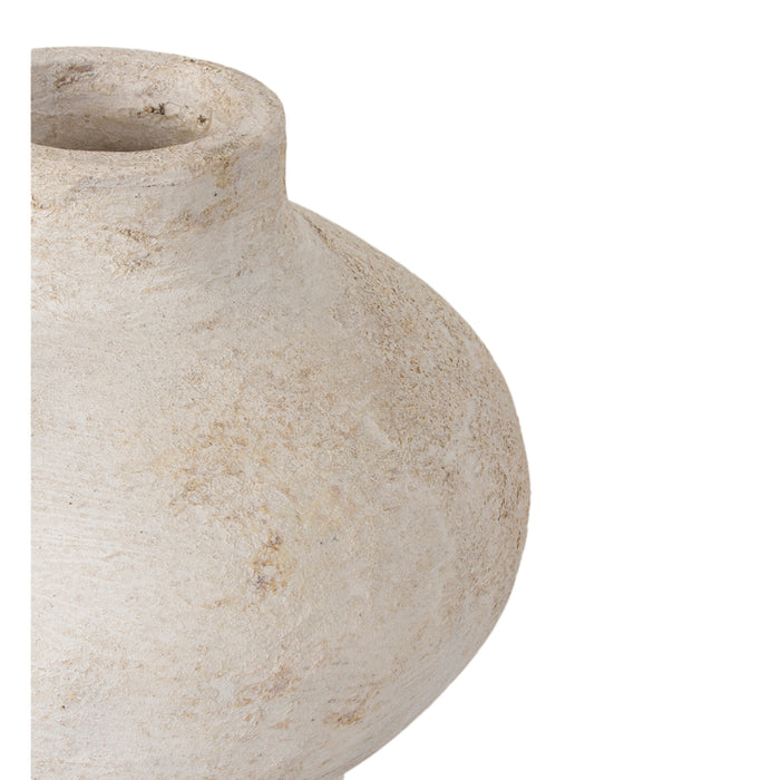 Ceramic Tampuk Vase Natural