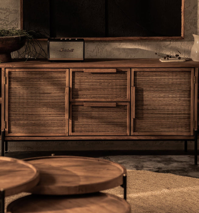 Coco Dresser 2 Doors 2 Drawers 4 Open Racks