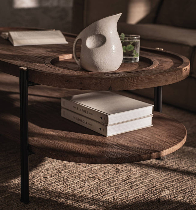 Coco Oval Coffee Table 2 Tops