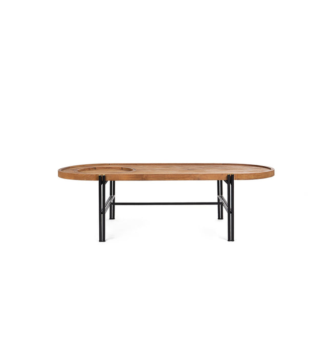 Coco Oval Coffee Table with Tray