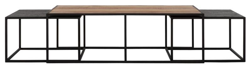 Coffee table Cosmo rectangular, set of 3