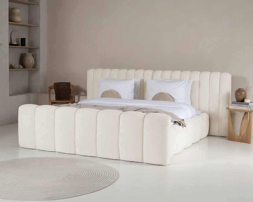 Designbed Adore Chique 180x200 Beige - Met Matras