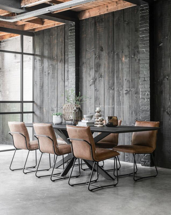 Dining table Curves rectangular BLACK