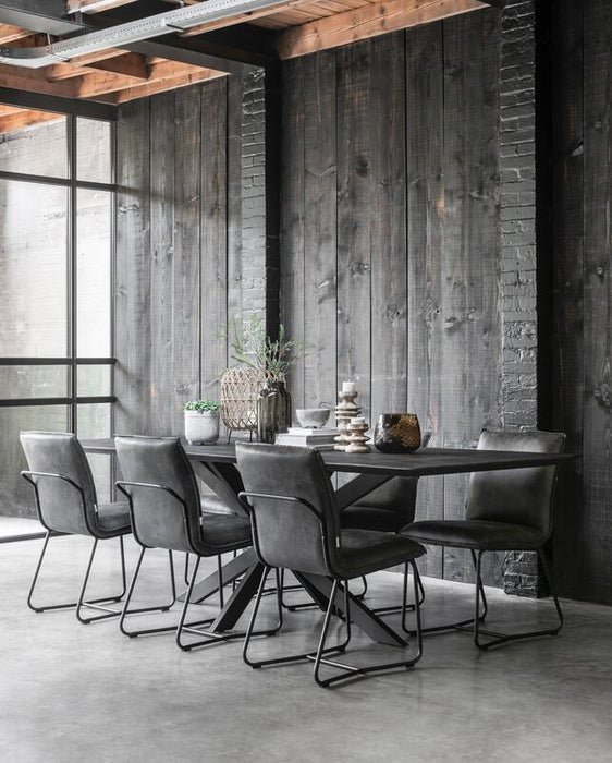 Dining table Curves rectangular BLACK