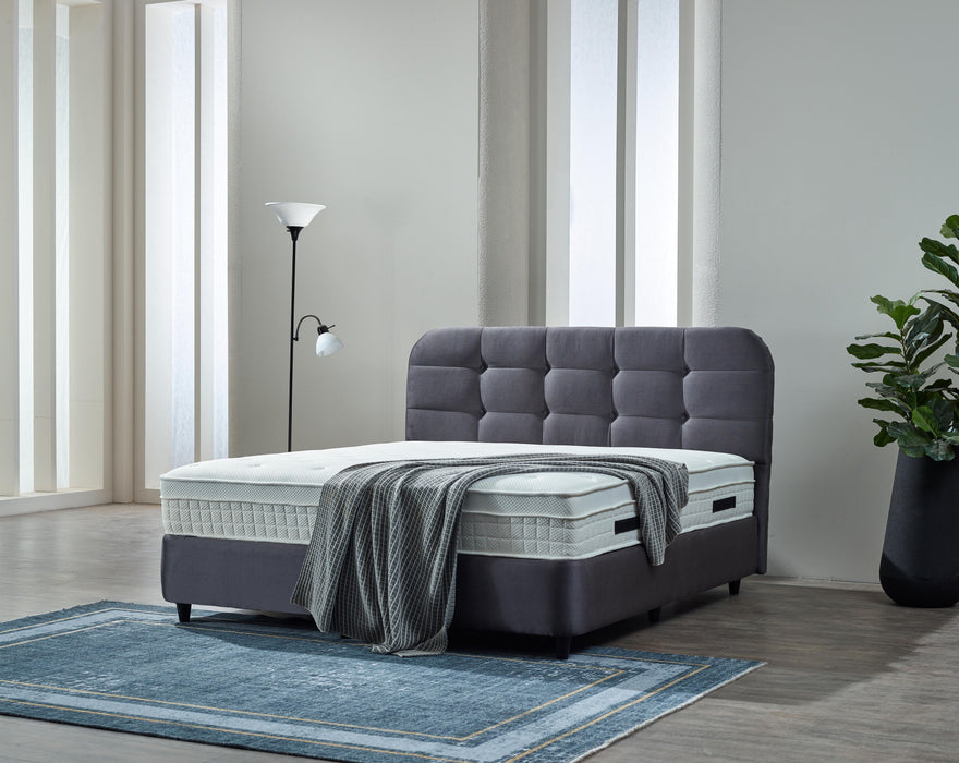 Opbergboxspring Rondo Velvet Antraciet 160x200