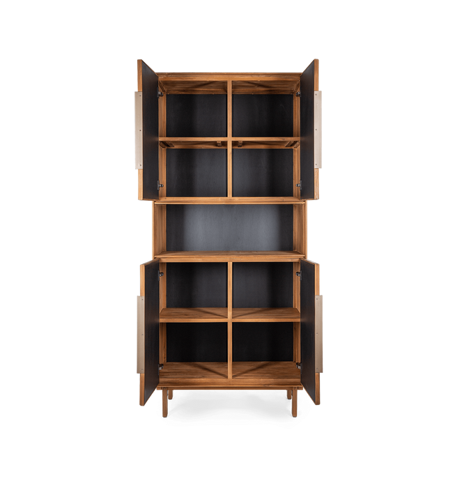 Grace Cabinet 4 Doors 1 Open Rack