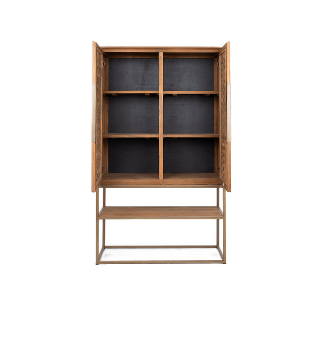 Karma Pure Cabinet 2 Doors 1 Open Rack