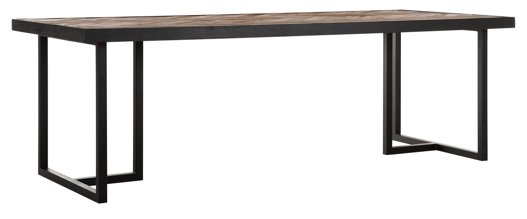 Criss Cross Eettafel - Rechthoekig - Mixed Wood