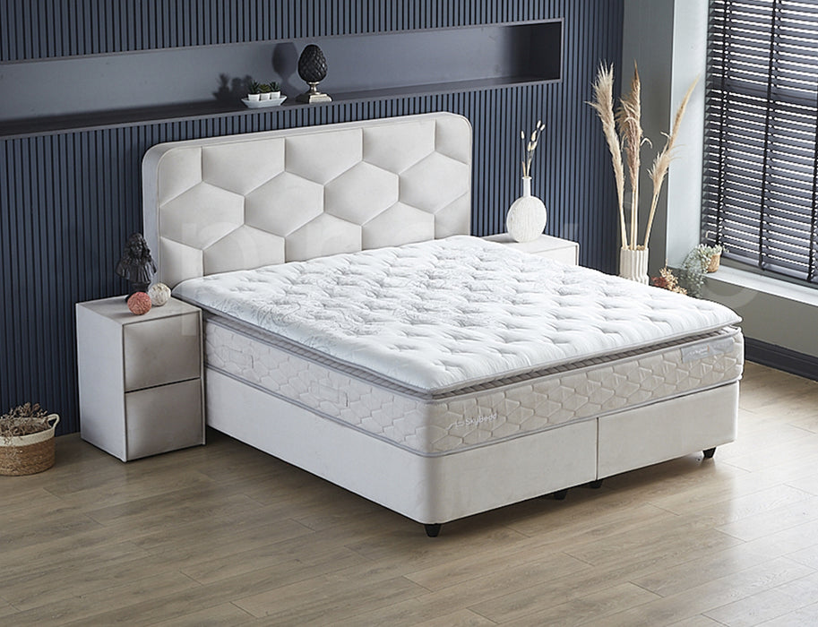 Opbergboxspring Dolcebedd Beige 180x200