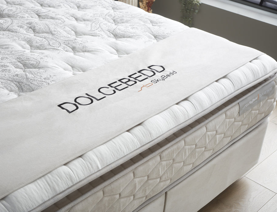 Opbergboxspring Dolcebedd Beige 180x200