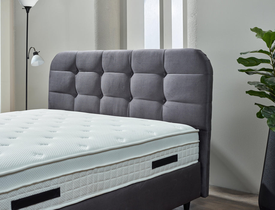 Opbergboxspring Rondo Velvet Antraciet 140x200