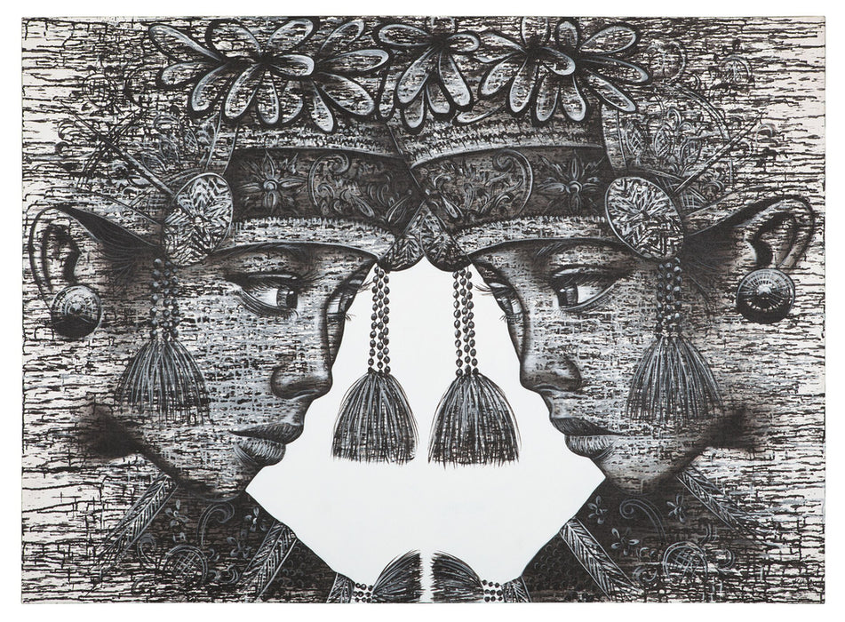 Wall Art Balinese Twins